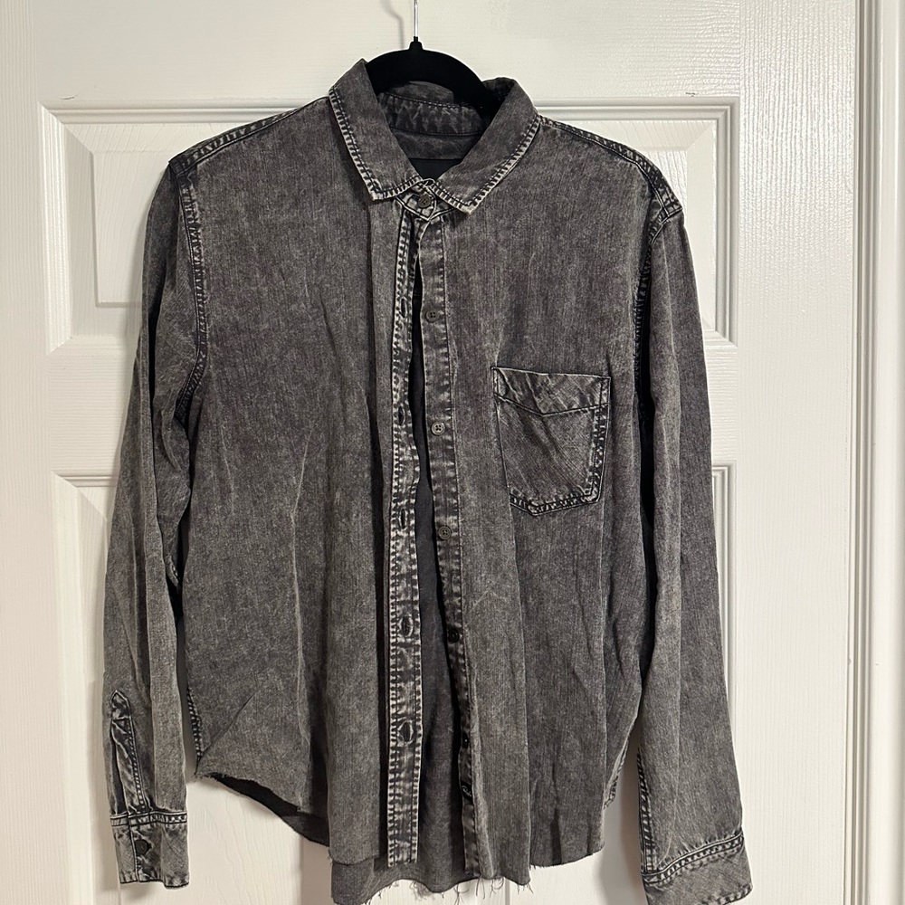 Rails Charcoal Button Down Shirt